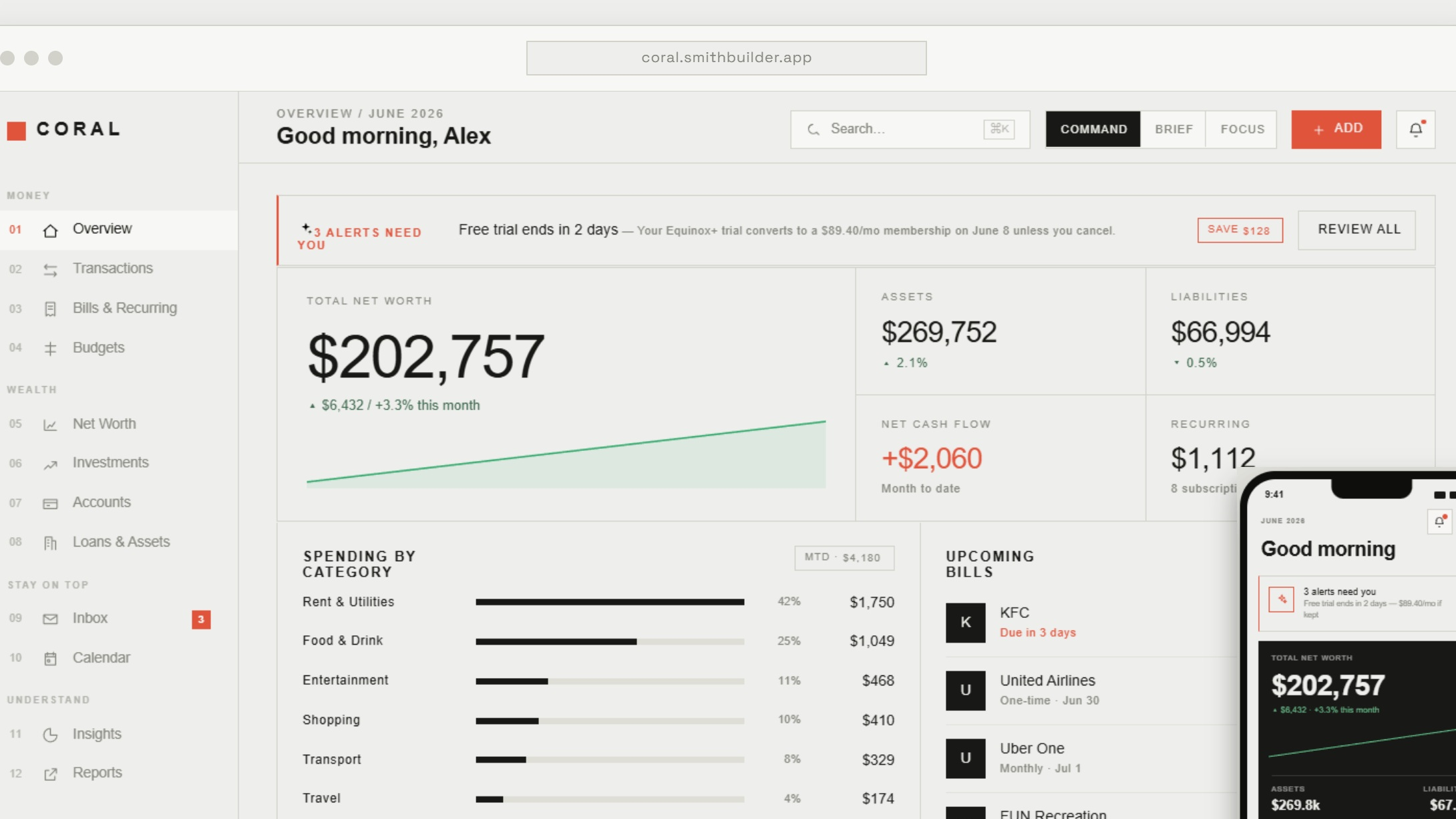 Coral Money Manager screenshot
